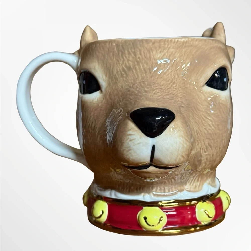 WILLIAMS SONOMA (2) Twas The Night Before Christmas Reindeer Mugs